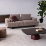 Sofa 3 Seater RT Bordeaux Bordo Deri