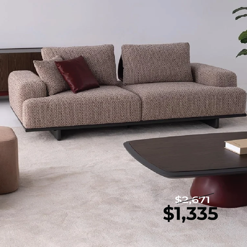 80101RT00024_0 Sofa 3 Seater RT Bordeaux Bordo Deri - Image 1