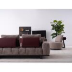 Sofa 3 Seater RT Bordeaux Bordo Deri - Image 5