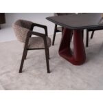 Dining Set RT Bordeaux 1+6 Bordo Deri - Image 2